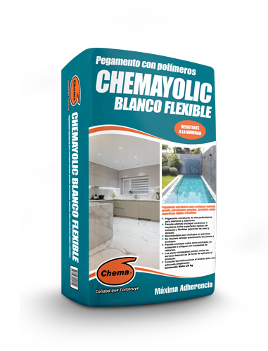 PEGAMENTO CHEMAYOLIC BLANCO FLEXIBLE - CHEMA